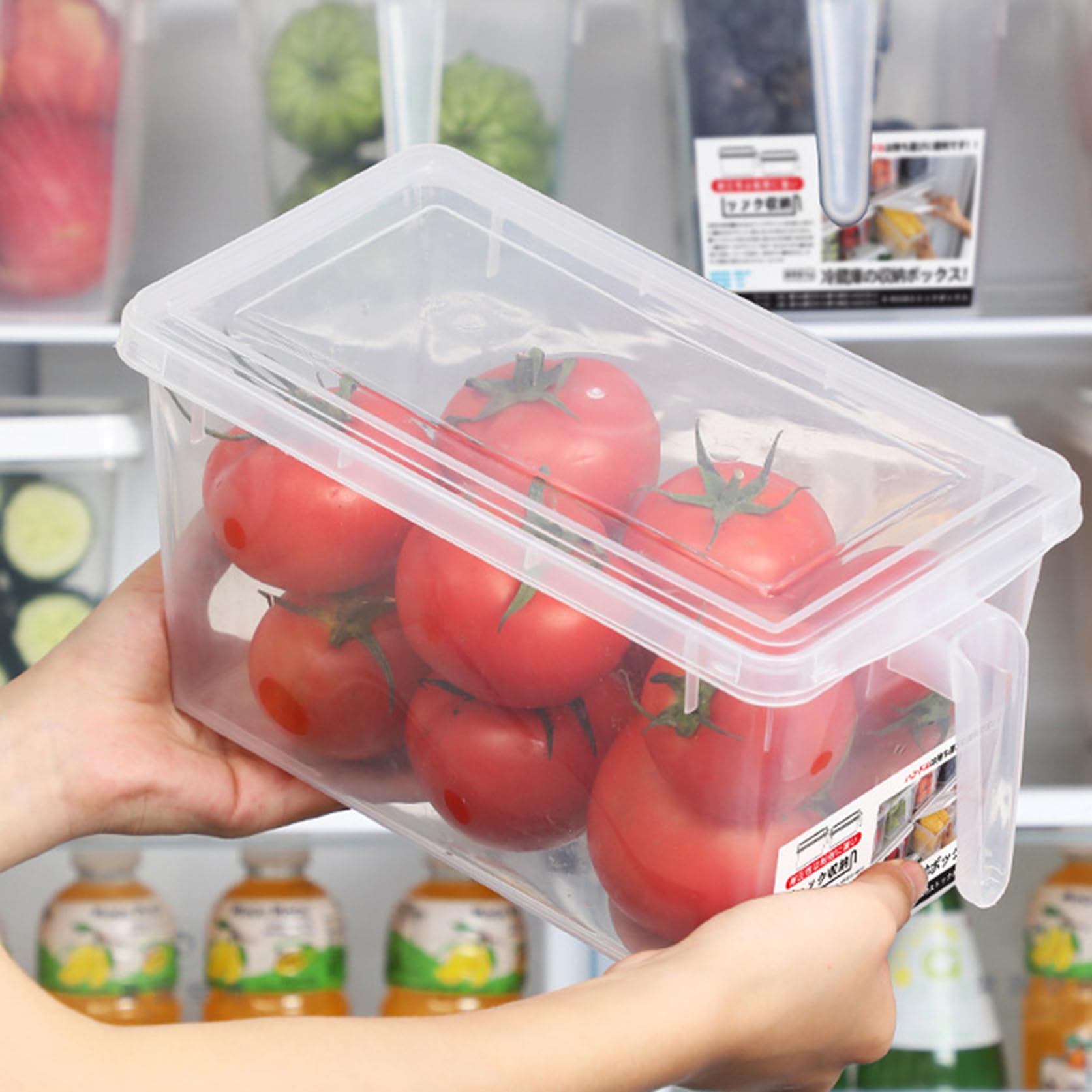 Amazon｜MJKQ9 キッチン収納ケース ストックハンドルボックス フタ付き